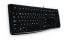 Фото #2 товара Logitech K120 Corded Keyboard - Full-size (100%) - Wired - USB - QWERTZ - Black