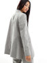 Miss Selfridge oversized blazer in grey