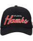 ფოტო #3 პროდუქტის Men's Black Atlanta Hawks MVP Team Script 2.0 Stretch Snapback Hat