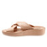 Фото #4 товара Softwalk Emmie S2221-146 Womens Beige Leather Slip On Strap Sandals Shoes 9.5