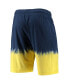 Фото #4 товара Men's Navy, Gold Michigan Wolverines Tie-Dye Shorts