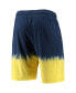 Men's Navy, Gold Michigan Wolverines Tie-Dye Shorts