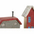 Decorative Figure DKD Home Decor Multicolour Iron Houses (60 x 10 x 24 cm)