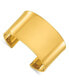 ფოტო #1 პროდუქტის 18k Yellow Gold 37mm Solid Cuff Bangle Bracelet