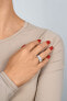 A distinctive silver ring with white opal RI130W