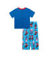 ფოტო #2 პროდუქტის Toddler Boys Spiderman and Friends 2PC Pajama Set