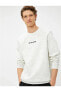 Фото #9 товара 4wam70083mk 000 Beyaz Erkek Pamuk Jersey Sweatshirt
