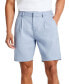 Men's Solid Pleated 8" Performance Shorts