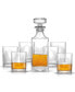 Фото #1 товара Gatsby Art Deco Whiskey Decanter and Glasses Set, 7 Pieces