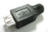 Фото #2 товара MCL Samar MCL Changeur de genre USB - USB Type-A Male - mini din 6 (PS2) - Black