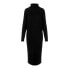 YAS Mavi Roll Neck Long Sleeve Midi Dress