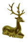 Skulptur Hirsch Sitzend Gold