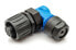 Фото #1 товара Amphenol C016 10F006 000 12 - 14 A - 250 V - 7p - 90° angled - Black - Blue - IP67