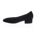 Фото #7 товара David Tate Proud Womens Black Nubuck Slip On Pumps Heels Shoes 5