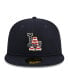 Фото #3 товара Men's Navy Los Angeles Dodgers 2023 Fourth of July 59FIFTY Fitted Hat