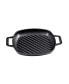 Фото #6 товара 10in Square Grill Pan with Double Loop Handles, Seasoned