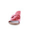 Miz Mooz Callan P63004 Womens Red Leather Slip On Heeled Sandals Shoes 9.5