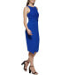 ფოტო #6 პროდუქტის Twist-Front Scuba-Crepe Sheath Dress