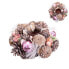 Фото #1 товара Подсвечник новогодний Shico Белый Розовый с ананасами 19 x 19 x 9 см