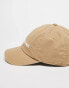 The North Face script logo baseball cap in beige