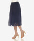 Women's Chiffon Pleated Midi Skirt