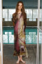 Фото #2 товара Длинное платье с принтом тай-дай ZARA