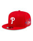 Фото #3 товара x MLB Men's Red Philadelphia Phillies 9FIFTY Snapback Hat