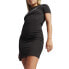 Фото #1 товара Puma Essentials Blossom Short Sleeve T-Shirt Dress Womens Black Casual 67967401