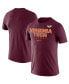 Фото #3 товара Men's Maroon Virginia Tech Hokies Baseball Legend Performance T-shirt