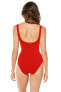 SHAN Classique women's swimwear, one-piece, Rouge/Red, 08