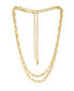 Golden Rays Necklace Set in 18K Gold Plating, 2 Piece