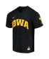 Фото #4 товара Men's Black Iowa Hawkeyes Replica Vapor Elite Full-Button Baseball Jersey
