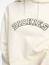 Фото #3 товара Dickies west vale hoodie with varsity embroidery in off white