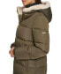 ფოტო #4 პროდუქტის Women's Down Faux-Fur-Trim Hooded Puffer Coat