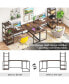 Фото #2 товара Tribe signs 79 Inch Reversible L-Shaped Desk, Large L Desk Home Office Desk