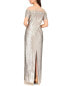 Aidan Mattox Fully Beaded Long Dress Women's