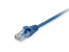 Фото #2 товара Equip Cat.6 U/UTP Patch Cable - 0.25m - Blue - 0.25 m - Cat6 - U/UTP (UTP) - RJ-45 - RJ-45
