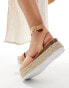 Фото #2 товара Truffle Collection flatform espadrilles in beige