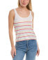 Raffi Stripe Tank Women's White Xs