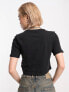 Фото #2 товара Vans dove crop print t-shirt in black