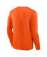 Men's Orange Auburn Tigers Distressed Arch Over Logo Long Sleeve T-shirt