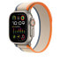 Фото #1 товара Apple Trail Loop Armband"Orange/Beige 42/44/45/49mm S/M (130-180 mm Umfang)