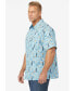 Фото #2 товара Big & Tall The No-Tuck Casual Short Sleeve Shirt