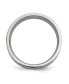 ფოტო #3 პროდუქტის Titanium Sterling Silver Inlay Celtic Knot Flat Band Ring