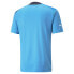 Фото #2 товара Футболка мужская PUMA OM 3Rd Replica V Neck с коротким рукавом, синяя 76610303
