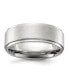 Фото #1 товара Stainless Steel Brushed Center Band Ring