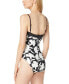 Фото #2 товара Women's Printed Square-Neck One-Piece Swimsuit