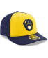 Фото #4 товара Men's Navy, Yellow Milwaukee Brewers Alternate 2020 Authentic Collection On-Field Low Profile Fitted Hat