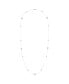 ფოტო #2 პროდუქტის Avani Raindrop Design Layered Sterling Silver Diamond Women Necklace