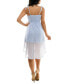 Фото #2 товара Платье средней длины As U Wish Juniors' с плечевыми лентами и высокой замкнутой спинкойной.